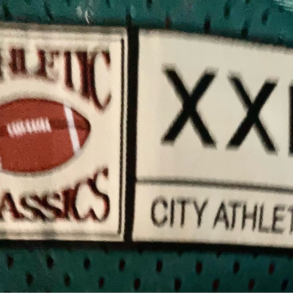 City Athletics Classic Green/Yellow Embroidered Football Jersey Size XXL NWT - Picture 4 of 4